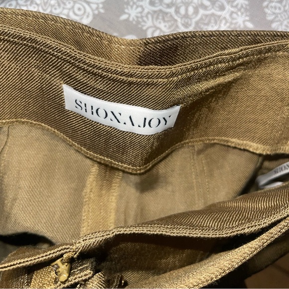 Shona Joy | Amara Linen Utility Midi Skirt Size: 4 - Picture 5 of 5